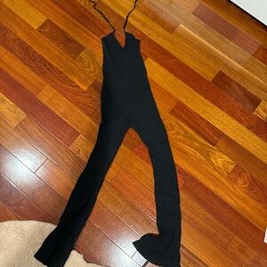 For Love and Lemons Black Knitz Bodysuit